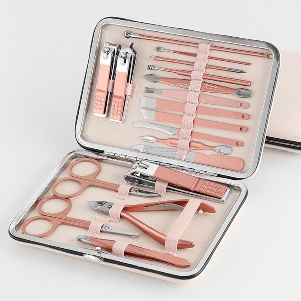 nail art kits clipper set 18 piece stainless steel accessories clippers pliers pedicure beauty manicure tools
nail art kits clipper set 18 piece stainless steel accessories clippers pliers pedicure beauty manicure tools