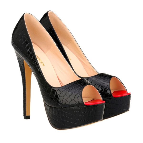 dress shoes platform high heels pumps 14cm crocodile pattern shallow party work ladies red wedding, Black
dress shoes platform high heels pumps 14cm crocodile pattern shallow party work ladies red wedding, Black