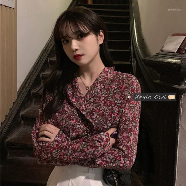 vintage style women's clothing loose print blouses autumn fashion brand shirts ladies blusas mujer de moda 2021, White
vintage style women's clothing loose print blouses autumn fashion brand shirts ladies blusas mujer de moda 2021, White