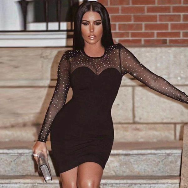 dress celebrity black long mesh beading sleeve gilter rayon bandage elegant party bodycon dress, Black;gray
dress celebrity black long mesh beading sleeve gilter rayon bandage elegant party bodycon dress, Black;gray