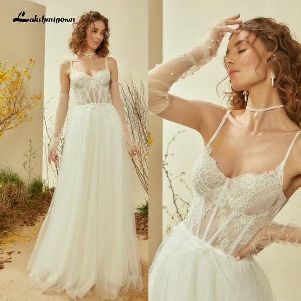 other wedding dresses boho dress beach v neck bridal gown spaghetti strap tulle backless vestido de noiva brautkleid, White
other wedding dresses boho dress beach v neck bridal gown spaghetti strap tulle backless vestido de noiva brautkleid, White