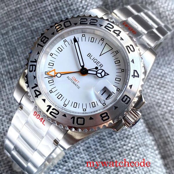 wristwatches bliger brand 40mm mechanical gmt automatic men's watch sapphire glass rotating bezel mingzhu 3804 wristwatch luminous mark, Slivery;brown
wristwatches bliger brand 40mm mechanical gmt automatic men's watch sapphire glass rotating bezel mingzhu 3804 wristwatch luminous mark, Slivery;brown
