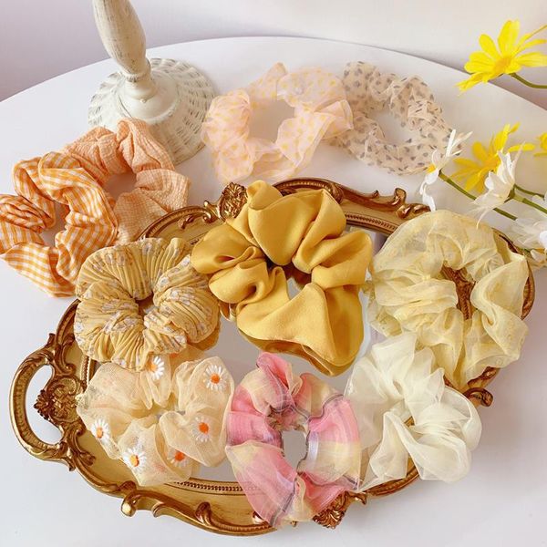 hair accessories little flower female large intestine ring tie rubber band temperament wind korean version of the, Slivery;white
hair accessories little flower female large intestine ring tie rubber band temperament wind korean version of the, Slivery;white