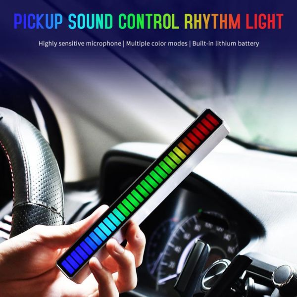 interior&external lights led strip light sound control pickup rhythm music atmosphere rgb audio spectrum bar ambient dj display lamp
interior&external lights led strip light sound control pickup rhythm music atmosphere rgb audio spectrum bar ambient dj display lamp
