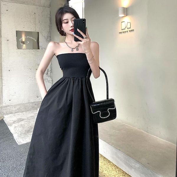 casual dresses guuzyuviz summer sleeveless strapless women dress hig waist black vestido de festa white off shoulder long, Black;gray
casual dresses guuzyuviz summer sleeveless strapless women dress hig waist black vestido de festa white off shoulder long, Black;gray
