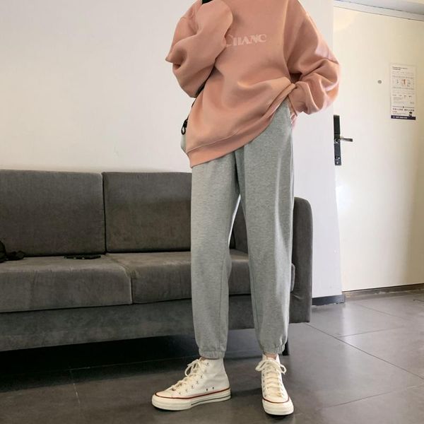 south korea early spring women's korean version of the loose high-waisted thinner gray sports and leisure pants & capris, Black;white
south korea early spring women's korean version of the loose high-waisted thinner gray sports and leisure pants & capris, Black;white