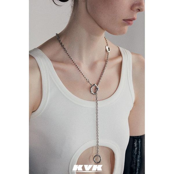 chains kvk necklace female clavicle chain 2021 tide ins cool wind jewelry simple collar online celebrity fashion accessories, Silver
chains kvk necklace female clavicle chain 2021 tide ins cool wind jewelry simple collar online celebrity fashion accessories, Silver