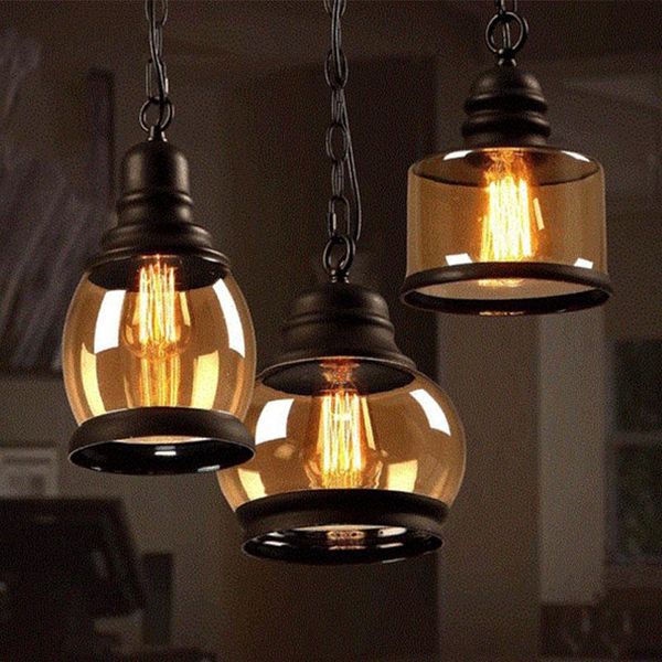 american black hanging lamp europe modern amber glass pendant industrial decor lighting vintage abat jour suspendu lamps
american black hanging lamp europe modern amber glass pendant industrial decor lighting vintage abat jour suspendu lamps