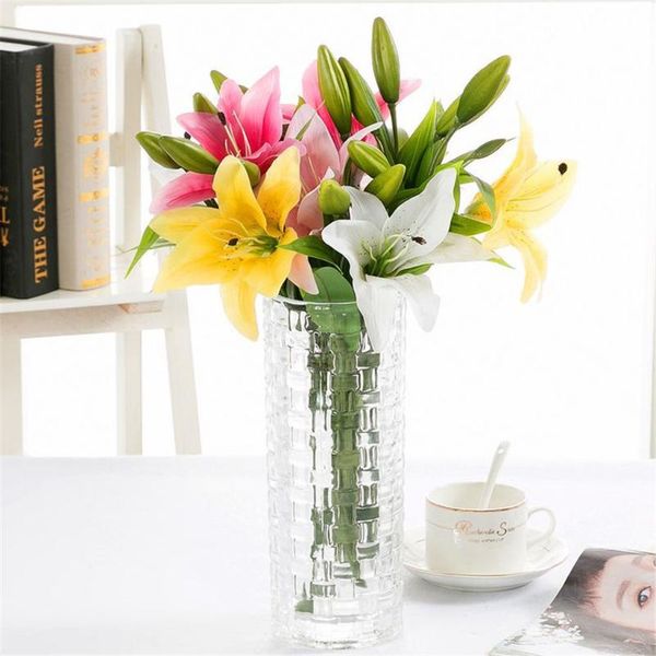 artificial decorative flower single 3 heads home decoration for wedding party fake flowers art & wreaths
artificial decorative flower single 3 heads home decoration for wedding party fake flowers art & wreaths