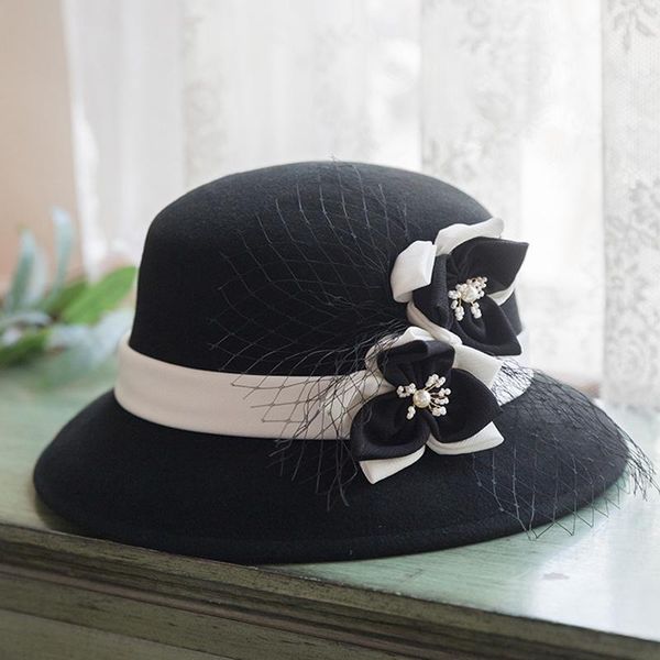 stingy brim hats 2022 woman autumn and winter party formal hat england fashion elengant 100% wool felt, Blue;gray
stingy brim hats 2022 woman autumn and winter party formal hat england fashion elengant 100% wool felt, Blue;gray