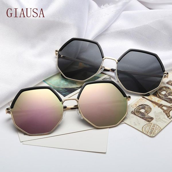 sunglasses giausa fashion net red personalized retro metal half frame polygonal large glasses, White;black
sunglasses giausa fashion net red personalized retro metal half frame polygonal large glasses, White;black