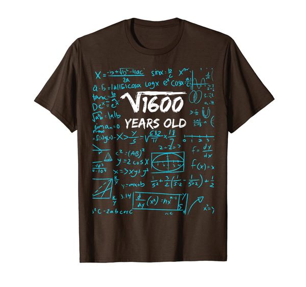 square root of 1600 | 40th birthday 40 years old shirt gift t-shirt, White;black
square root of 1600 | 40th birthday 40 years old shirt gift t-shirt, White;black