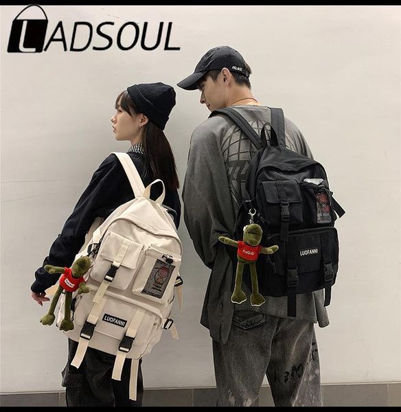 backpack ladsoul korean high school student schoolbag harajuku junior bag multi-pocket large capacity tide men girl cool
backpack ladsoul korean high school student schoolbag harajuku junior bag multi-pocket large capacity tide men girl cool