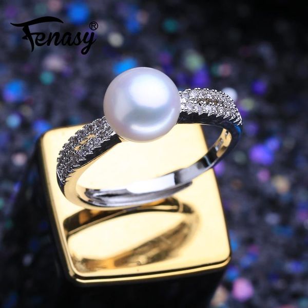 cluster rings fenasy natural freshwater pearl fashion trendy crown shape zircon party silver adjustable for women, Golden;silver
cluster rings fenasy natural freshwater pearl fashion trendy crown shape zircon party silver adjustable for women, Golden;silver