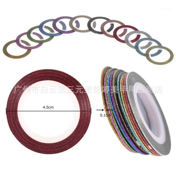 sales 1mm glitter nail striping line tape art tips false coffin nails shape full cover manicure fake1, Red;gold
sales 1mm glitter nail striping line tape art tips false coffin nails shape full cover manicure fake1, Red;gold