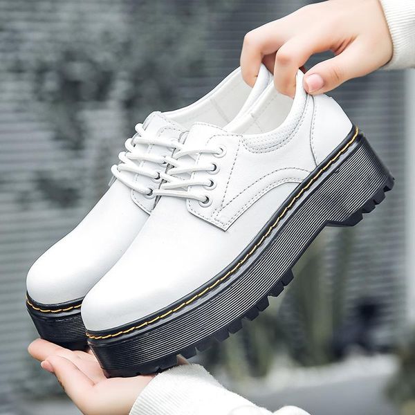 boots 2021 autumn women's thick-soled increased casual high-quality british style waterproof non-slip leather shoes, Black
boots 2021 autumn women's thick-soled increased casual high-quality british style waterproof non-slip leather shoes, Black
