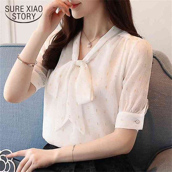 blusas mujer de moda womens clothing bow collar chiffon blouse shirt summer blouses short sleeve shirts 2990 50 210506, White
blusas mujer de moda womens clothing bow collar chiffon blouse shirt summer blouses short sleeve shirts 2990 50 210506, White