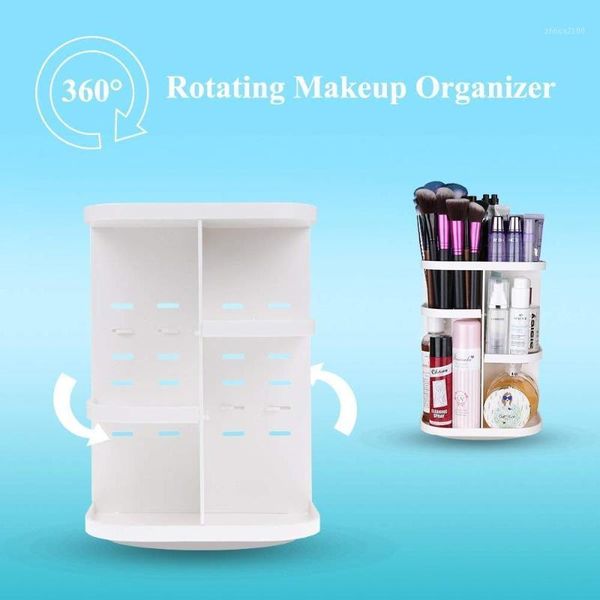 bathroom storage & organization 360 degree rotating box adjustable cosmetic organizer case large capacity makeup brushes toner creams lipsti
bathroom storage & organization 360 degree rotating box adjustable cosmetic organizer case large capacity makeup brushes toner creams lipsti
