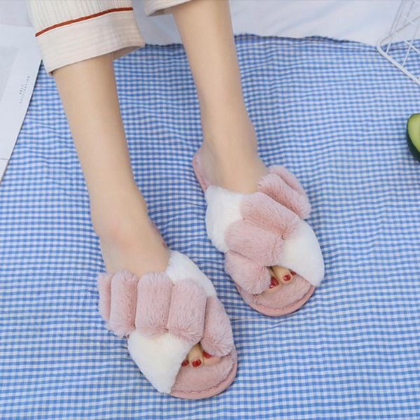 slippers women's cotton luxury fluffy fur with cross straps and open toe 3 cm platform shoes style 2021, Black
slippers women's cotton luxury fluffy fur with cross straps and open toe 3 cm platform shoes style 2021, Black