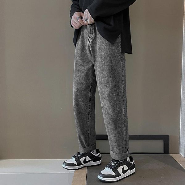 men's jeans autumn blue black fashion retro casual men streetwear loose hip-hop straight denim pants mens trousers 27-36
men's jeans autumn blue black fashion retro casual men streetwear loose hip-hop straight denim pants mens trousers 27-36