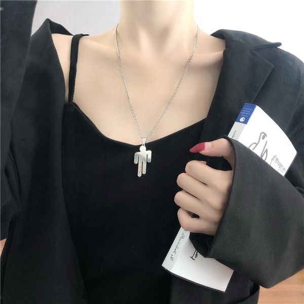 simple abstract human pendant necklaces silver color hollow link chain charm necklace statement jewellery for women
simple abstract human pendant necklaces silver color hollow link chain charm necklace statement jewellery for women
