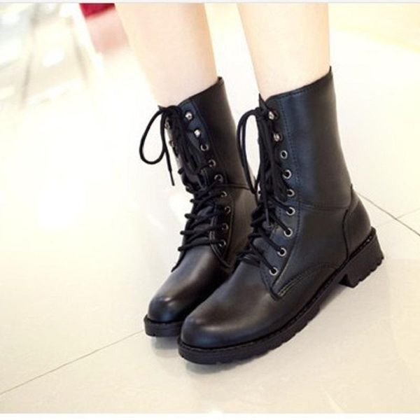 boots women lace up pu leather black ankle autumn winter low heels platform ladies shoes female booties botas mujer
boots women lace up pu leather black ankle autumn winter low heels platform ladies shoes female booties botas mujer