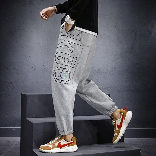 men's pants 2021 grey melange solid jogger cotton track man design plus size training sweat sport casual printing, Black
men's pants 2021 grey melange solid jogger cotton track man design plus size training sweat sport casual printing, Black