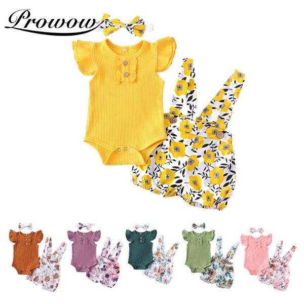 clothing sets prowow girls baby clothes summer born bobysuit + overalls set flowers shorts toddler costume flying sleeve girl, White
clothing sets prowow girls baby clothes summer born bobysuit + overalls set flowers shorts toddler costume flying sleeve girl, White