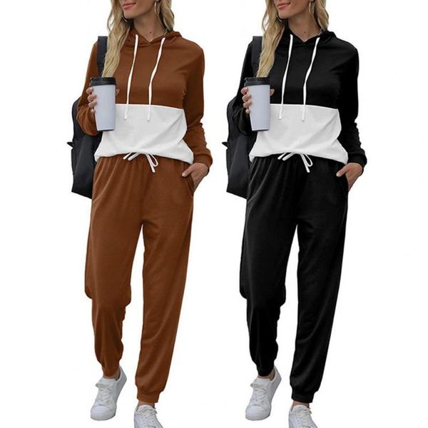women's two piece pants 1 set thin sweatshirt suit sporty outfit long sleeve patchwork color polyester casual sweatsuit hoodie pullover, White
women's two piece pants 1 set thin sweatshirt suit sporty outfit long sleeve patchwork color polyester casual sweatsuit hoodie pullover, White