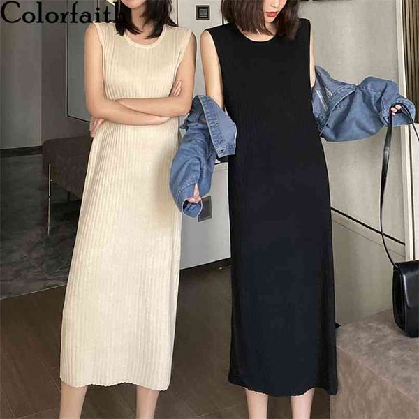 spring summer women sundress knitting bottoming sleeveless elegant casual fashionable solid dress dr4887 210427, White;black
spring summer women sundress knitting bottoming sleeveless elegant casual fashionable solid dress dr4887 210427, White;black