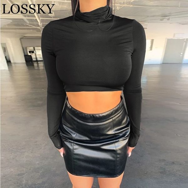 long sleeve bodycon crop women shirt harajuku korean black red turtleneck women's t-shirt basic short t femme tee 210520, White
long sleeve bodycon crop women shirt harajuku korean black red turtleneck women's t-shirt basic short t femme tee 210520, White