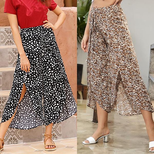 skirts olomlb 2021summer fashion loose casual ladies irregular split wide leg pants skirt print empire elastic basic women's, Black
skirts olomlb 2021summer fashion loose casual ladies irregular split wide leg pants skirt print empire elastic basic women's, Black