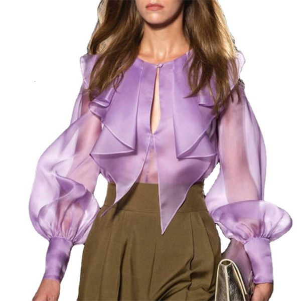women's blouses & shirts women purple long lantern steeves office ladies see through fashion clothes party birthday blouse n, White
women's blouses & shirts women purple long lantern steeves office ladies see through fashion clothes party birthday blouse n, White