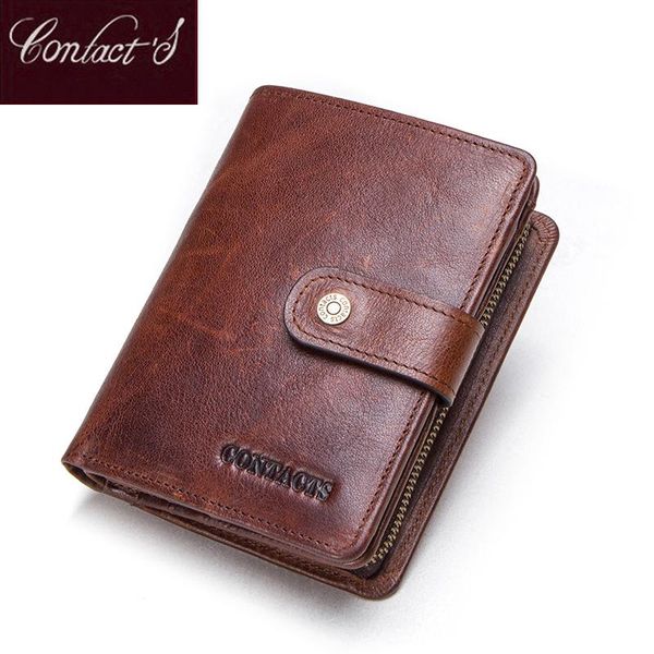wallets contact's genuine leather women wallet men zipper coin purse female small portomonee rfid walet lady for girls money bag, Red;black
wallets contact's genuine leather women wallet men zipper coin purse female small portomonee rfid walet lady for girls money bag, Red;black