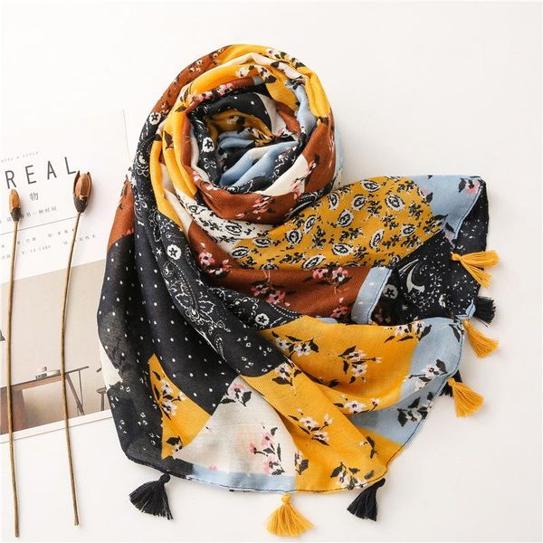 scarves est cotton floral printed hijabs shawls scarf withtassels women fashion muslim large size head wraps headscarf 1pc retail, Blue;gray
scarves est cotton floral printed hijabs shawls scarf withtassels women fashion muslim large size head wraps headscarf 1pc retail, Blue;gray