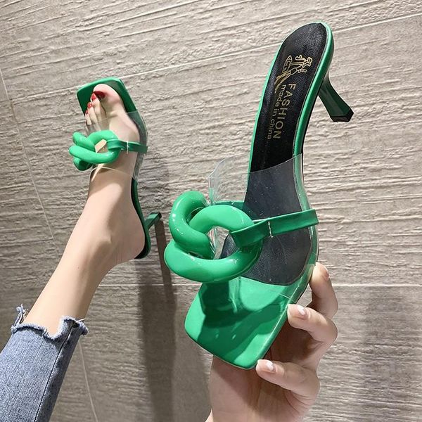 slippers 2021 women's flip flops summer shoes for women thin heels fashion high open toe sandals woman, Black 
slippers 2021 women's flip flops summer shoes for women thin heels fashion high open toe sandals woman, Black