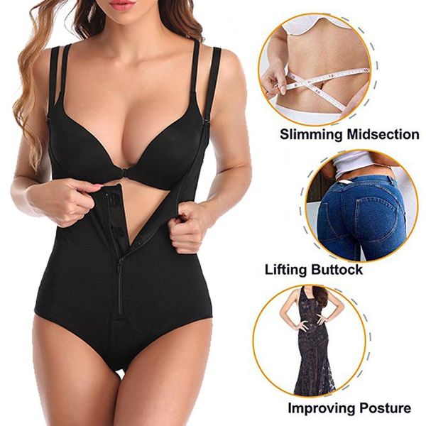 women's shapers waist trainer girdle slimming corset latex body shaper fajas reductoras bodysuit push up underwear for women firm, Black;white
women's shapers waist trainer girdle slimming corset latex body shaper fajas reductoras bodysuit push up underwear for women firm, Black;white