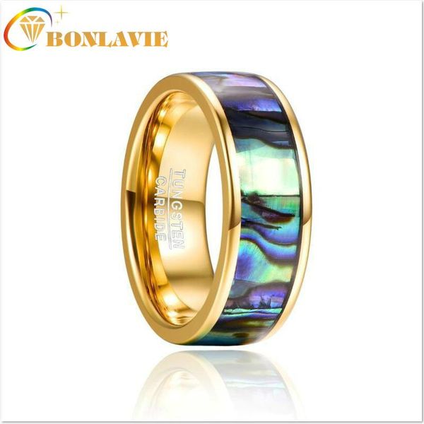 wedding rings bonlavie 8mm men's bohemia carbide party ring electroplated gold inlaid shell engagement tungsten steel, Slivery;golden
wedding rings bonlavie 8mm men's bohemia carbide party ring electroplated gold inlaid shell engagement tungsten steel, Slivery;golden