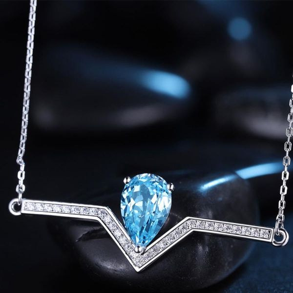 chains s925 silver jewelry necklace lab grown aquamarine 4.425ct heartbeat design wholesale price factory direct sale
chains s925 silver jewelry necklace lab grown aquamarine 4.425ct heartbeat design wholesale price factory direct sale