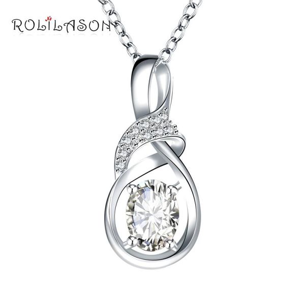 pendant necklaces rolilason water drop design cubic zirconia white crystal classic silver necklace pendants jewelry lns665
pendant necklaces rolilason water drop design cubic zirconia white crystal classic silver necklace pendants jewelry lns665