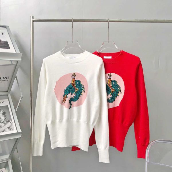 design clothing 21 qiushan cashmere embroidery jacquard phoenix round neck women's raglan sleeve head sweater qingdao, White;black
design clothing 21 qiushan cashmere embroidery jacquard phoenix round neck women's raglan sleeve head sweater qingdao, White;black