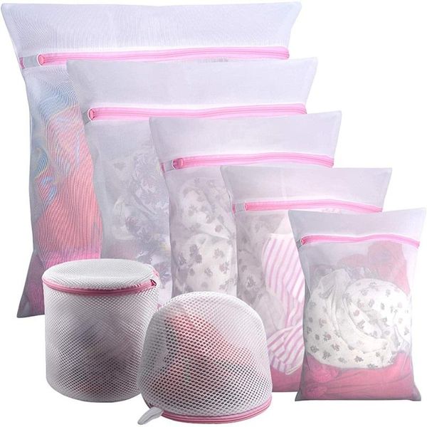 laundry bags 7pcs zipper mesh bag foldable bra underwear socks clothing protective net reusable does not deform
laundry bags 7pcs zipper mesh bag foldable bra underwear socks clothing protective net reusable does not deform