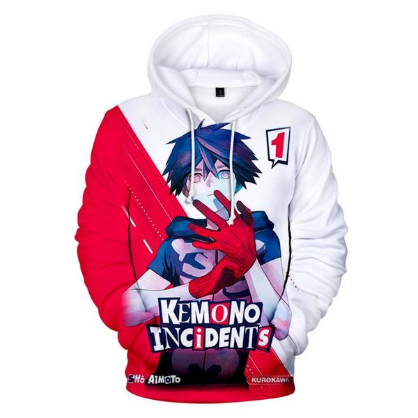men's hoodies & sweatshirts hoodie kemono jihen cosplay monster incident kabane kusaka akira boys, Black
men's hoodies & sweatshirts hoodie kemono jihen cosplay monster incident kabane kusaka akira boys, Black