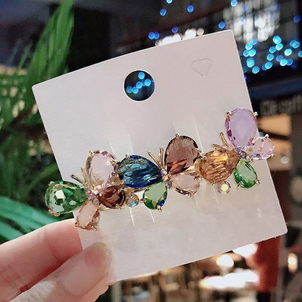 fashion crystal butterfly hair clips barrettes large clip flower spring clip cute women's hair accessories, Golden;silver
fashion crystal butterfly hair clips barrettes large clip flower spring clip cute women's hair accessories, Golden;silver