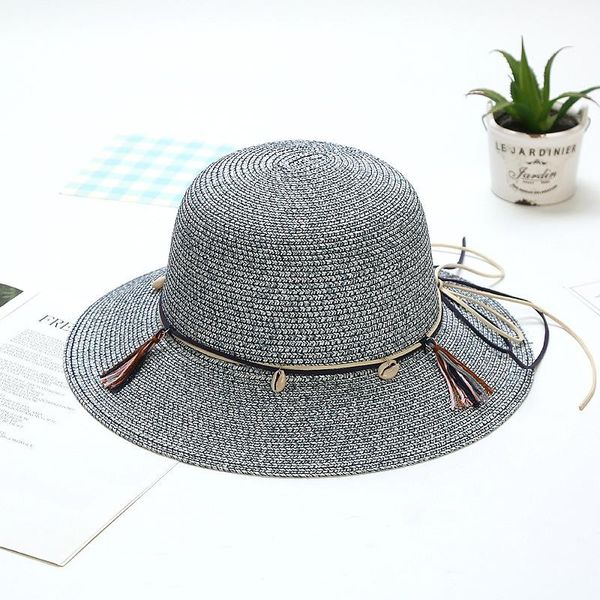 temperament travel tassels streamer straw hat sunscreen dome sunshade fisherman hats for women tie bow wide brim, Blue;gray
temperament travel tassels streamer straw hat sunscreen dome sunshade fisherman hats for women tie bow wide brim, Blue;gray