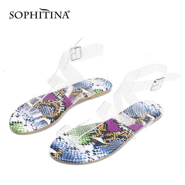 sophitina flat sandals lady buckle design casual personality female shoes transparent summer beach women's shoes basic ao143 210513, Black
sophitina flat sandals lady buckle design casual personality female shoes transparent summer beach women's shoes basic ao143 210513, Black