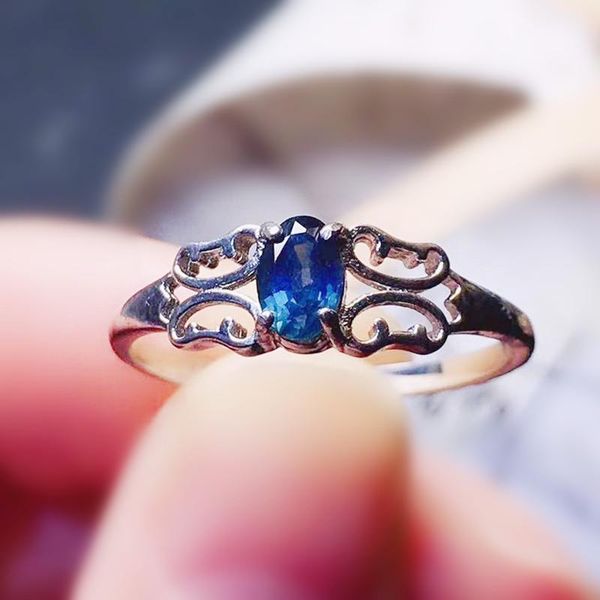 cluster rings natural real dark sapphire small ring 925 sterling silver 4*6mm 0.6ct gemstone per jewelry fine x215918, Golden;silver
cluster rings natural real dark sapphire small ring 925 sterling silver 4*6mm 0.6ct gemstone per jewelry fine x215918, Golden;silver