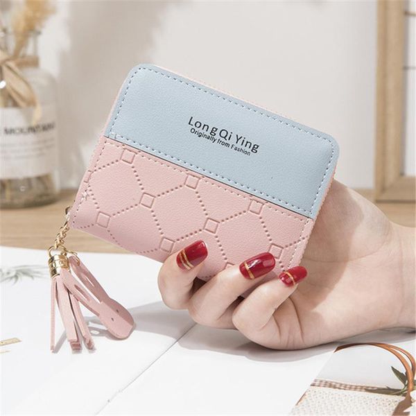 wallets women short wallet panelled letters small zipper purse tassel soft simple card holder red pink money bag, Red;black
wallets women short wallet panelled letters small zipper purse tassel soft simple card holder red pink money bag, Red;black