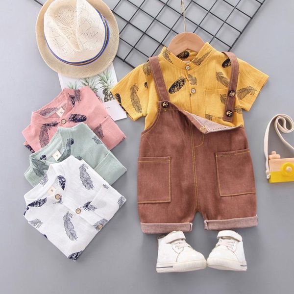 clothing sets toddler kids baby boy girl clothes feather print cotton linen shirt suspender pants gentlemen outfits set 1 2 3 4 5 years, White
clothing sets toddler kids baby boy girl clothes feather print cotton linen shirt suspender pants gentlemen outfits set 1 2 3 4 5 years, White