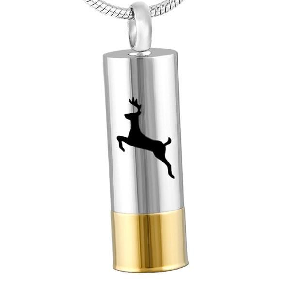 pendant necklaces ijd8424 deer engraved cylinder urn for ashes two tone stainless steel perfume bottle memorial locket cremation necklace, Silver
pendant necklaces ijd8424 deer engraved cylinder urn for ashes two tone stainless steel perfume bottle memorial locket cremation necklace, Silver